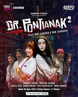 Poster drama melayu Dr Pontianak 2